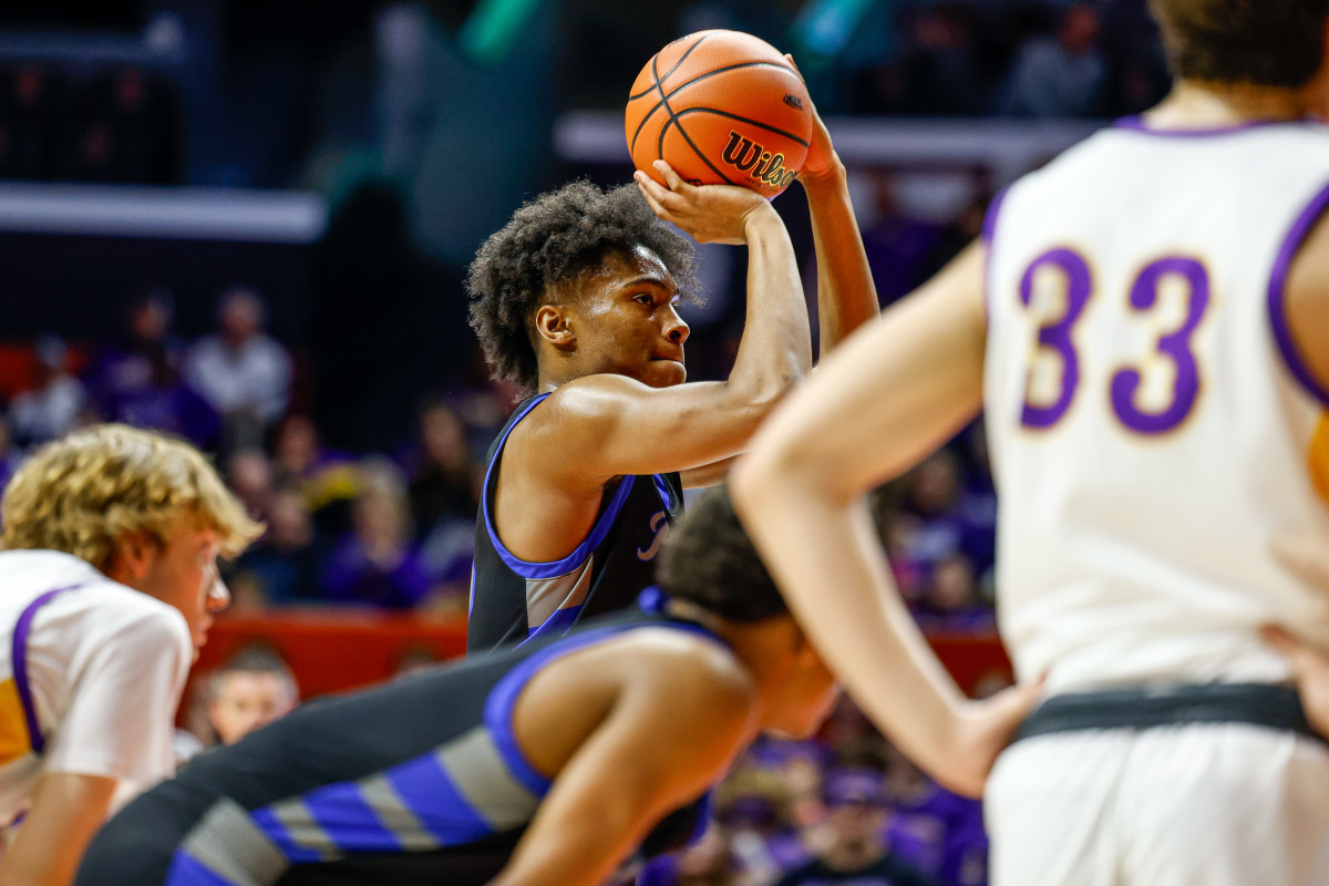 Phillips Academy Williamsville Illinois boys basketball March 7 2024 Nate Latsch 26516